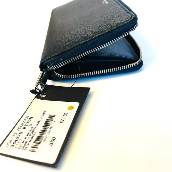 YSL Yves Saint Laurent 344076 Men's Leather Wallet - Picture 4 of 11